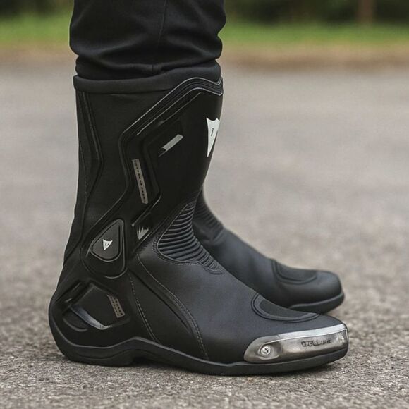 Dianese Black Torque Motor Cross Motor Racing Bike Boots  Mens Size 7.5 - Picture 1 of 11